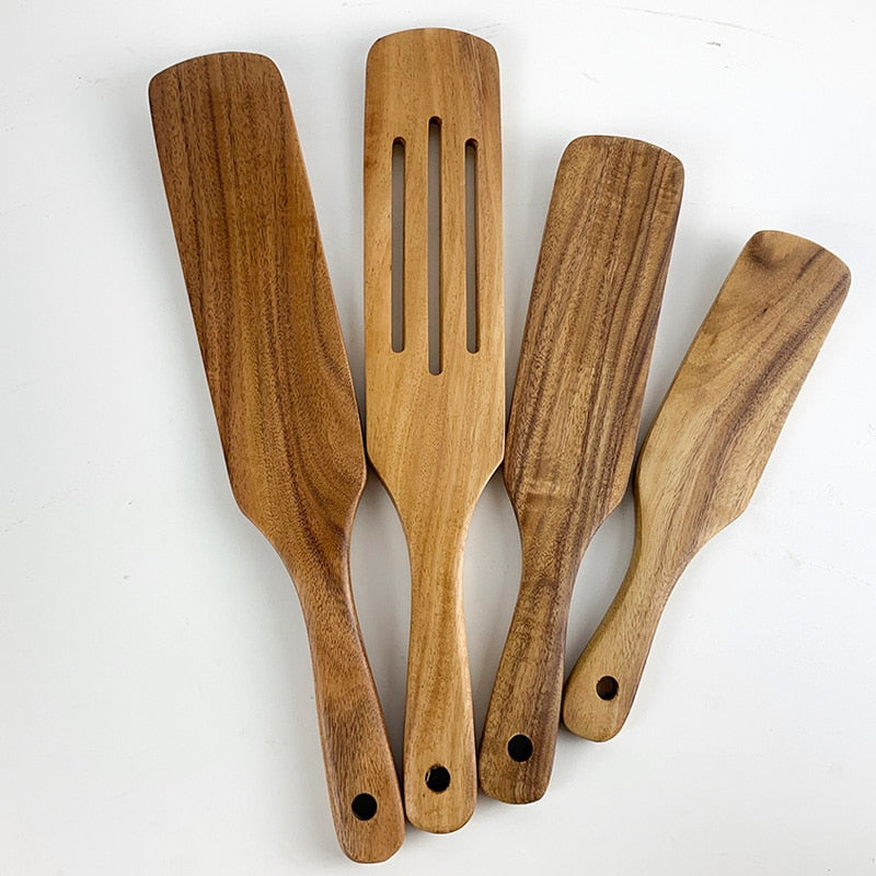 Wooden kitchen tool kit