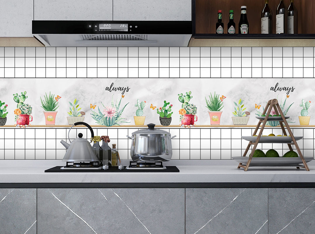 Kitchen Stickers Oil-proof Waterproof Vinyl Self-Adhesive Stove Cabinet Foil Marble Wallpaper DIY Bathroom Wall Sticker Decor