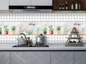 Kitchen Stickers Oil-proof Waterproof Vinyl Self-Adhesive Stove Cabinet Foil Marble Wallpaper DIY Bathroom Wall Sticker Decor