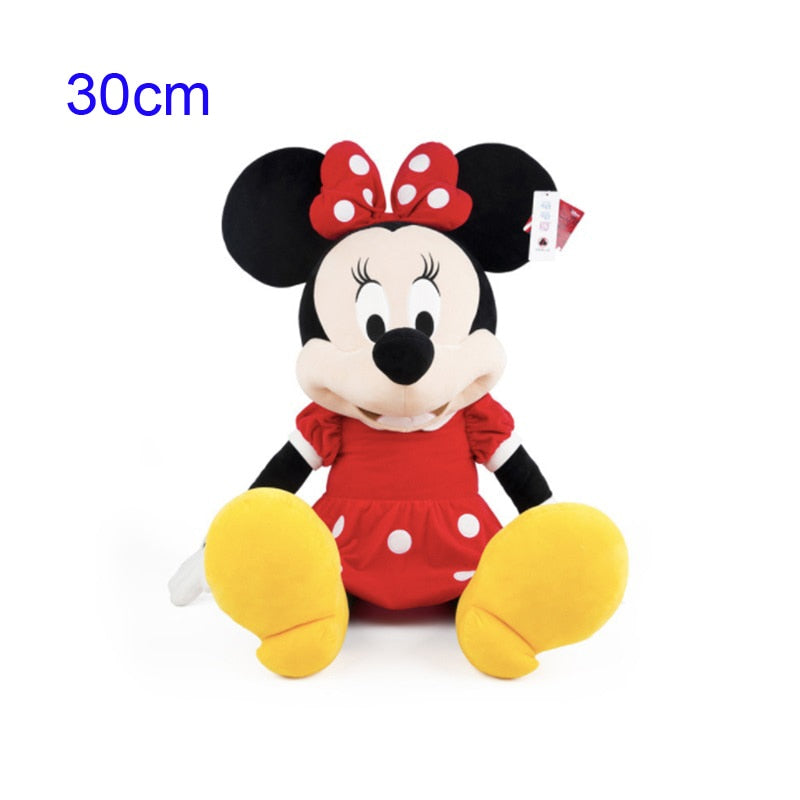 New 10/30/40/50cm Mickey Mouse Minnie Plush Dolls Animal Stuffed Toys Birthday Christmas Gift for Kids