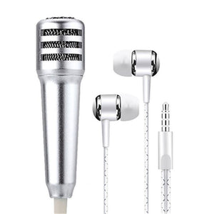 Live téléphone portable universel filaire Microphone petit Microphone condensateur casque dans l'oreille écouteurs #22