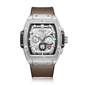 Montre de Sport de luxe pour hommes ONOLA mode quartz horloge grand visage montre-bracelet montres décontractées hommes relogio masculino