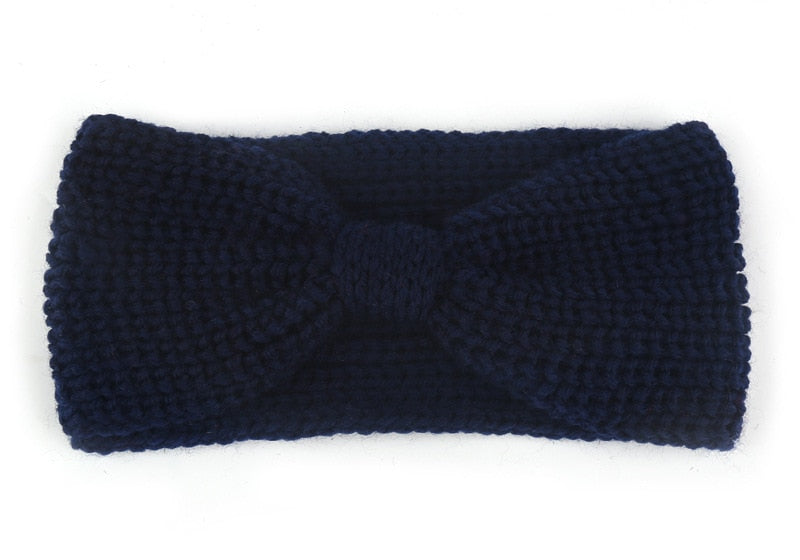 New Knitted Knot Cross Headband for Women Autumn Winter Girls Hair Accessories Headwear Elastic Hair Band Hair Accessories