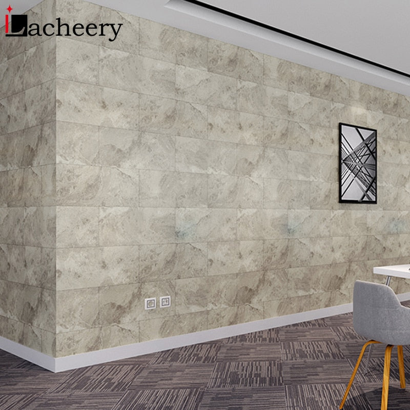 Waterproof Floor Stickers Self Adhesive Marble Wallpapers Kitchen Wall Sticker House Renovation DIY Wall Ground Paster Decor