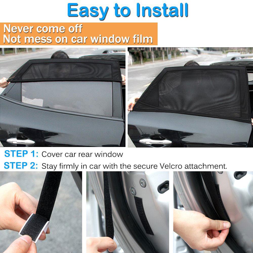 Portable Auto Sun Visor Windshield Sunshade UV Protection Durable Car SunShade for Window Driver for 2pcs