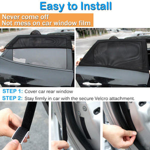Portable Auto Sun Visor Windshield Sunshade UV Protection Durable Car SunShade for Window Driver for 2pcs