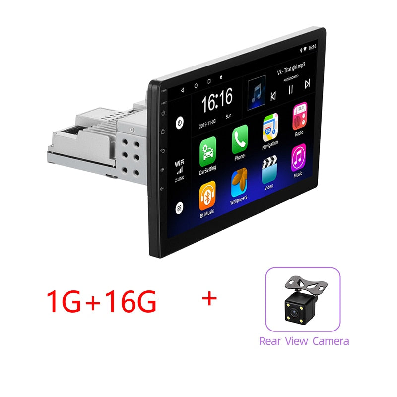 JMANCE 1Din Car Radio 10" GPS Android 9.1 2G add 32G Car Multimedia Player for Volkswagen Nissan Kia Toyota Skoda Car Stereo