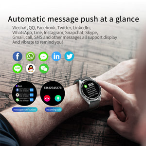LEMFO Smart Watch Men IP67 Waterproof Heart Rate Blood Pressure Monitoring 2020 smart watches for Android IOS