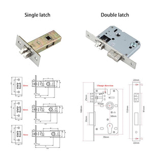 HAISUNY Tuya APP Bluetooth WiFi Indoor Smart Door Lock Biometric Fingerprint Lock Password Key Unlock Electronic Digital Lock