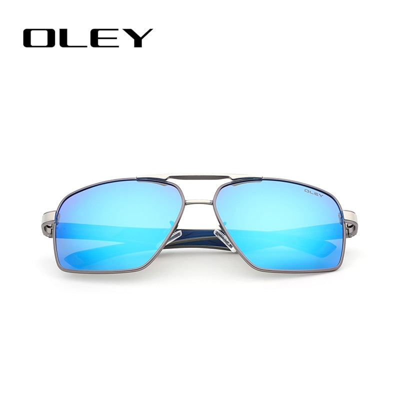 OLEY-lunettes de soleil polarisées en aluminium | Design Classic Pilot, lunettes à verres de changement de couleur pour hommes Oculos de sol accepter un logo personnalisé
