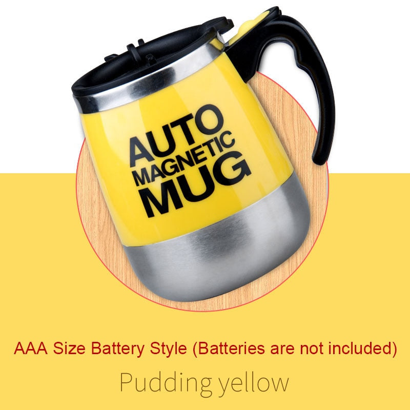 New Automatic Self Stirring Magnetic Mug Creative 304 Stainless Steel Coffee Milk Mixing Cup Blender Smart Mixer Thermal Cup