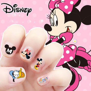 Frozen Princess elsa Anna Makeup Nail Stickers Toys Disney snow White Sophia Mickey Minnie kids Cartoon toys action figure dolls
