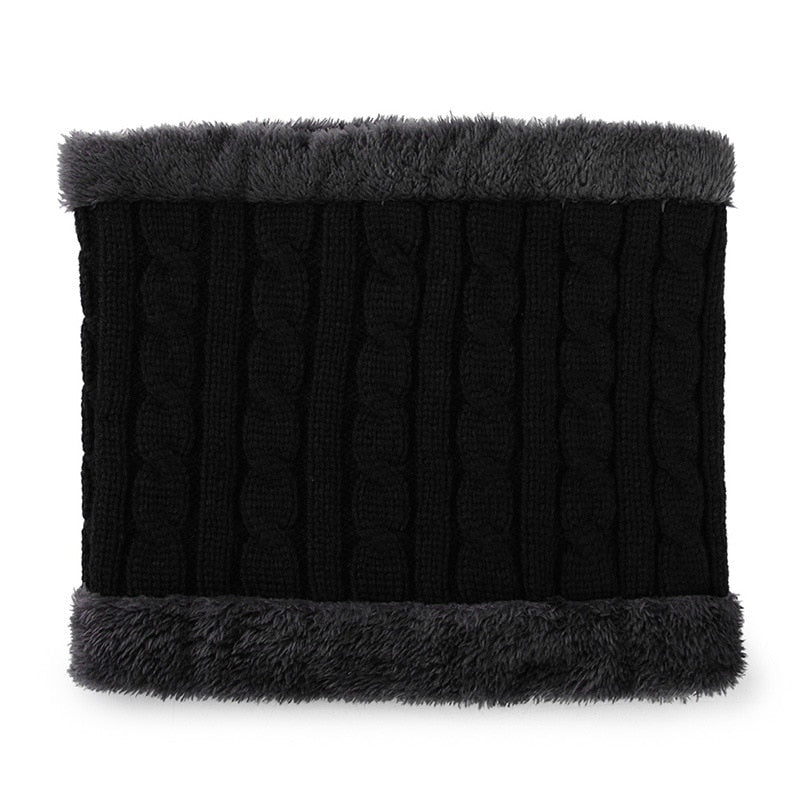 Men's winter Hat 2020 Fashion Knitted Black Hats Fall Hat Thick And Warm And Bonnet Skullies Beanie Soft Knitted Beanies Cotton
