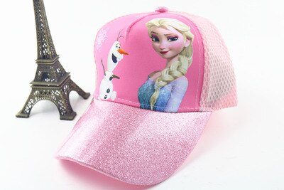 Anime Disney Marvel Frozen Mickey Mouse Kids Hat Boy Girl Travel Caps Spiderman Mickey Minnie Baby Caps Figure Gift Toys 2-8Y