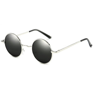 Sunglasses Classic Brand Design Men Women Metal Round