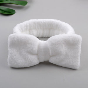 Wash Face Bow Hairbands For Women Girls