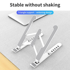 Portable Laptop Stand Foldable Support Base Notebook Stand Holder For Macbook Pro Air HP Lapdesk Computer Cooling Bracket Riser