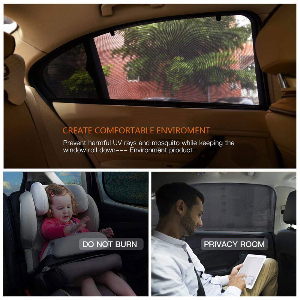 Portable Auto Sun Visor Windshield Sunshade UV Protection Durable Car SunShade for Window Driver for 2pcs