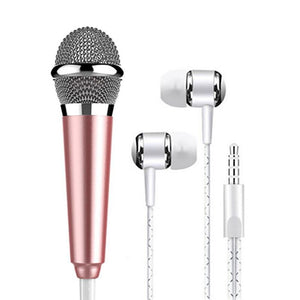 Live téléphone portable universel filaire Microphone petit Microphone condensateur casque dans l'oreille écouteurs #22