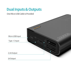 Romoss Sense4 Mini Power Bank 10000mAh Fast Charge Powerbank 10000mAh Portable External Battery Charger For iPhone For Xiaomi