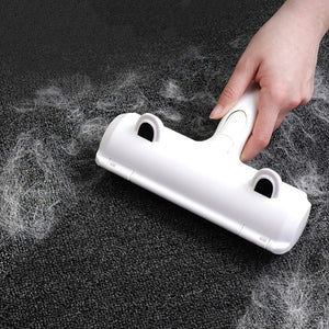 2-Way Remove Pet Hair Roller Dog Hair Remover Brush Carpet Cleaning Brush Cat Lint Sticking Roller Carpet Cleaner Brushes