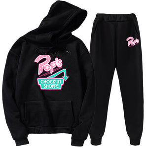 Riverdale Pops Chock'lit Shop Sports suit 2 pieces set Hoodie General Clothing sets Street commuting Casual clothes hoodies Pan