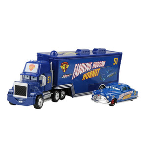 Disney Pixar Cars 2 3 Toys Lightning McQueen Jackson Storm Mack Uncle Truck 1:55 Diecast Model Car Toy Children Christmas Gift