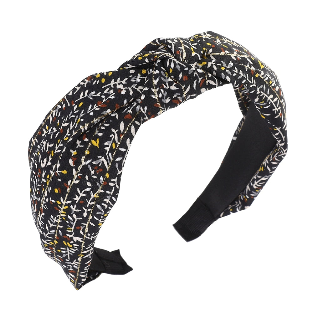 Haimeikang Solid Colors Hair Knotted Hair Band for Women Headbands Hairbands Headwear 2018 New Arrival