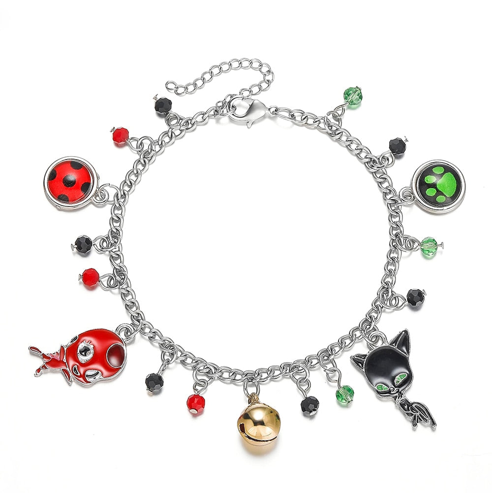 Anime Ladybug Black Cat Bee Hair Accessories Hair Comb Hairpin Girls Women Fashion Personality Jewelry Cosplay Holiday Gifts Box