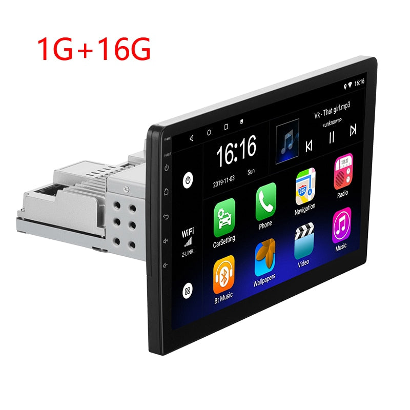 JMANCE 1Din Car Radio 10" GPS Android 9.1 2G add 32G Car Multimedia Player for Volkswagen Nissan Kia Toyota Skoda Car Stereo
