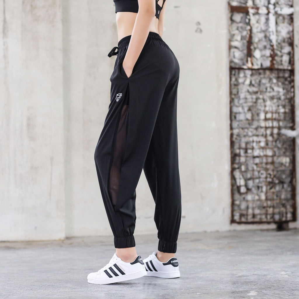 Sport femmes pantalon ample été séchage rapide respirant grande taille vêtements de Sport Yoga Fitness course pantalons d'entraînement filles pantalon de Sport