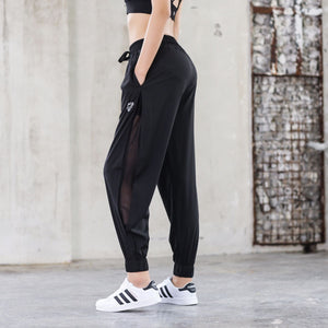 Sport femmes pantalon ample été séchage rapide respirant grande taille vêtements de Sport Yoga Fitness course pantalons d'entraînement filles pantalon de Sport