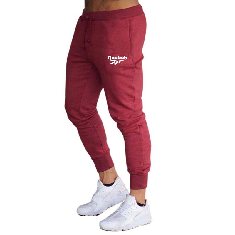 Cotton Print Jogging Trousers Homme Sport Pants Men Fitness Running Pants Sports Tights Gym Training Mens Running Sweatpants
