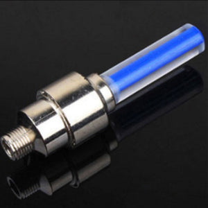 2PCS Bicycle LED Light Tire Valve Cap Bicycle Flash Light Mountain Road Bike Cycling Tyre Wheel Lights LED Neon Lamp Cover Wheel