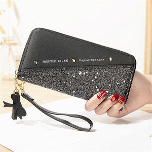 Wallet for Women Long PU Leather