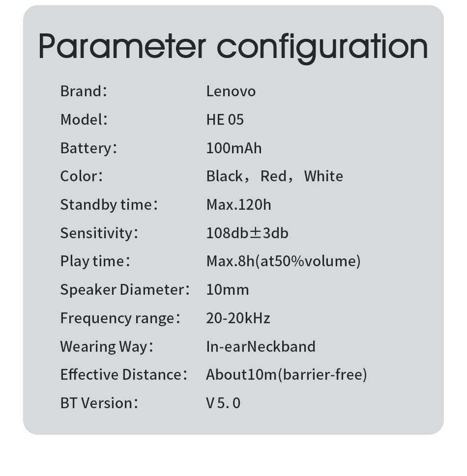 Lenovo X9 TWS true Wireless Bluetooth 5.0 Earphone Touch Control Earphones Stereo HD talking 300mAh battery HE 05