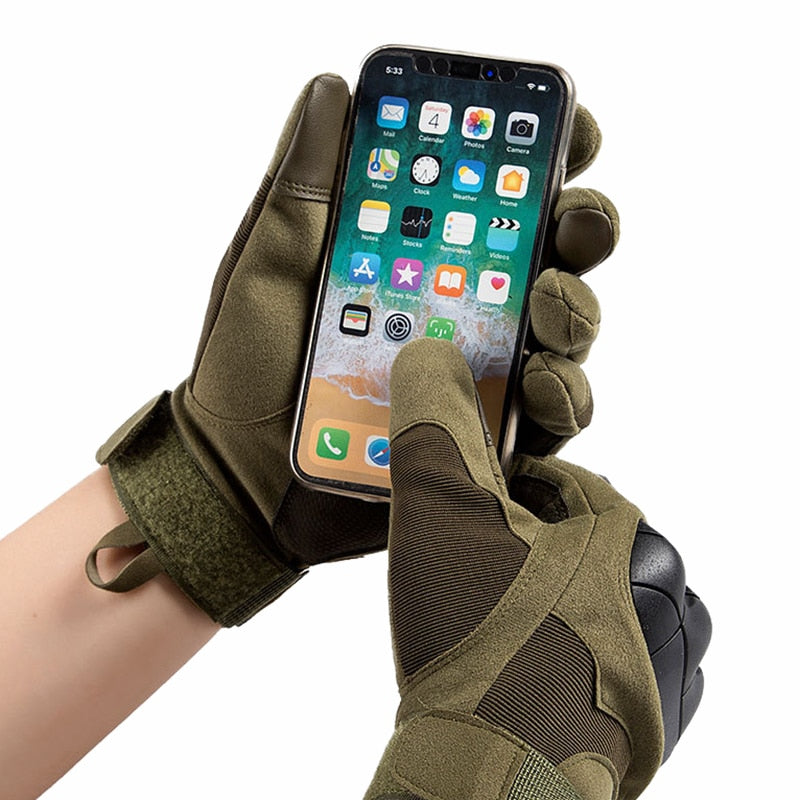 Army Military Tactical Gloves Paintball Airsoft Hunting Shooting Outdoor Riding Fitness Hiking Fingerless/Full Finger Gloves
