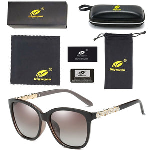 Female sunglasses luxury 2020 polarized UV400 high quality Diamond Pearl decoration retro sun glasses women shades Gafas De Sol