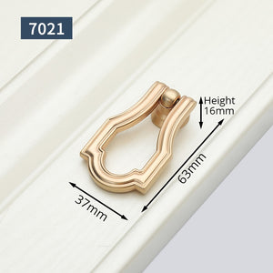 KAK European Style Vintage Gold Cabinet Pulls Solid Zinc Alloy Kitchen Cupboard Handle Drawer Knobs Furniture Handle Hardware
