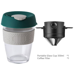 Filtre à café en acier inoxydable 304 | Filtre à café Portable, porte-thé entonnoir paniers infuseur de thé réutilisable et Dripper de café