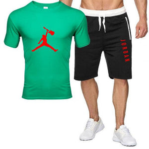 2piece set men outfits jordan 23 t-shirt shorts summer short set tracksuit men sport suit jogging sweatsuit basketball jersey