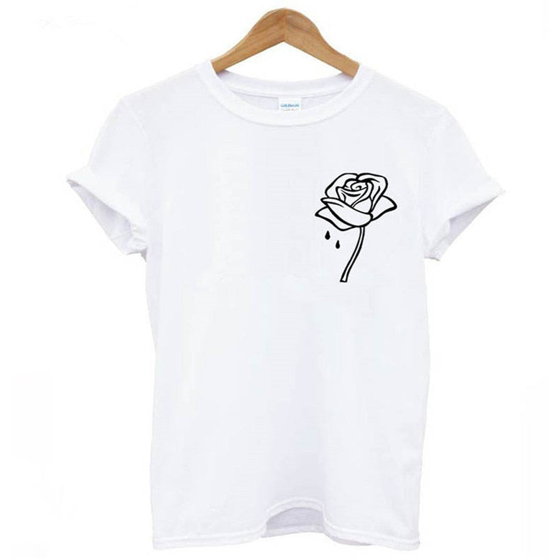 2020 nouvelles femmes T-shirts décontracté Harajuku amour imprimé hauts t-shirt été femme t-shirt à manches courtes t-shirt pour les femmes vêtements