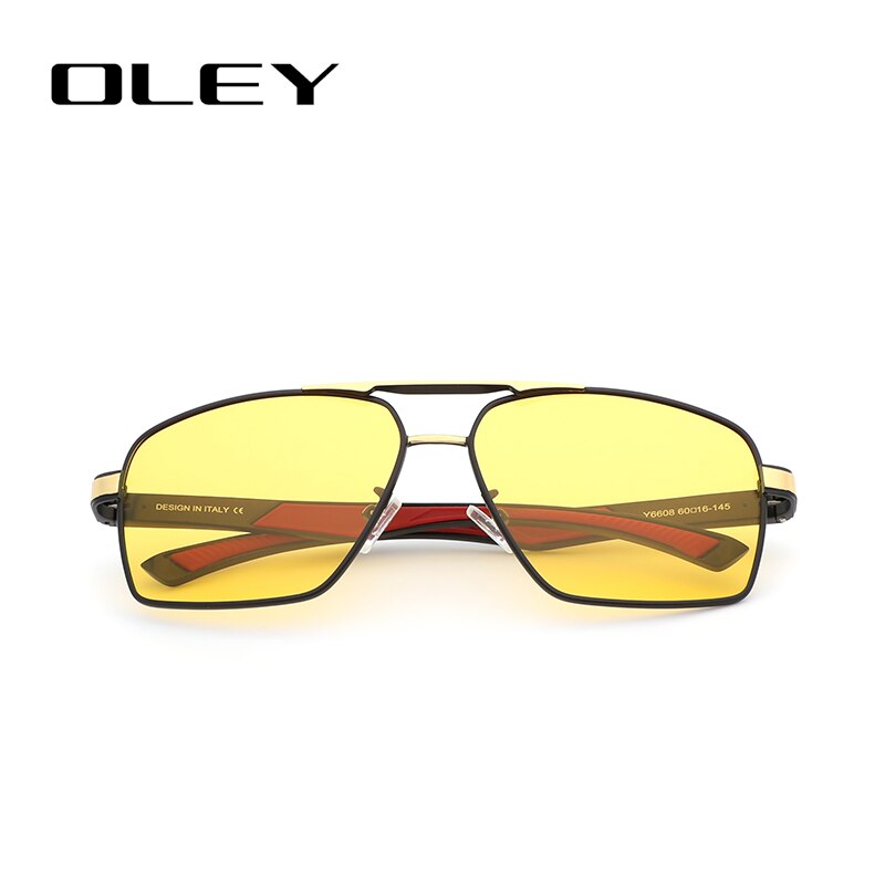 OLEY-lunettes de soleil polarisées en aluminium | Design Classic Pilot, lunettes à verres de changement de couleur pour hommes Oculos de sol accepter un logo personnalisé