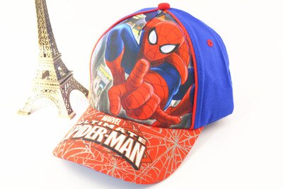 Anime Disney Marvel Frozen Mickey Mouse Kids Hat Boy Girl Travel Caps Spiderman Mickey Minnie Baby Caps Figure Gift Toys 2-8Y