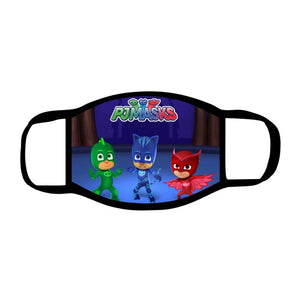 PJ masques enfant masque de bande dessinée masques anti-poussière réutilisable lavable anti-poussière Cosplay enfants jouets bouchons de bouche lavable