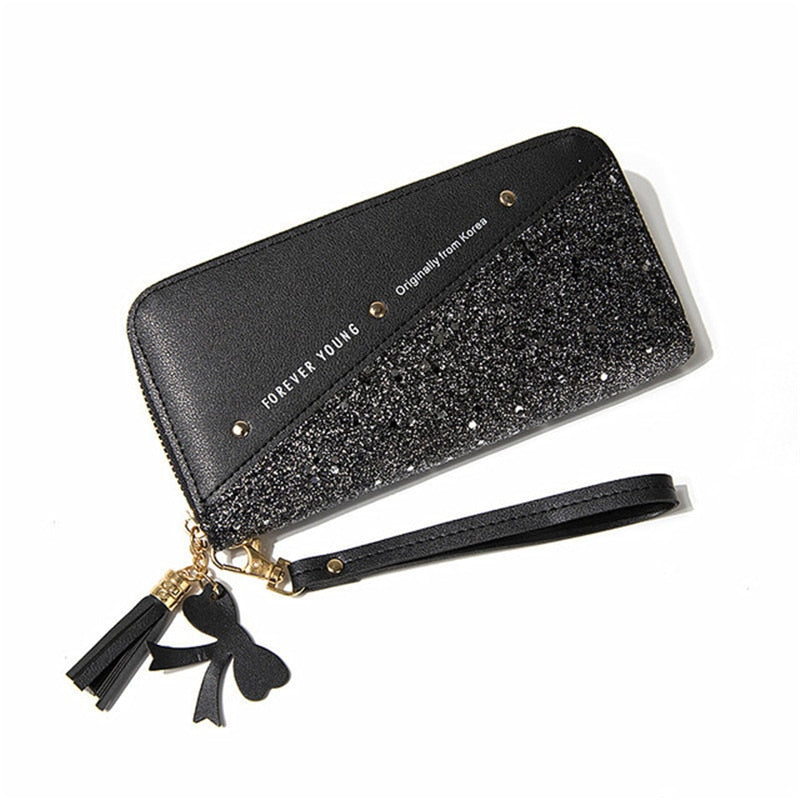 Wallet for Women Long PU Leather
