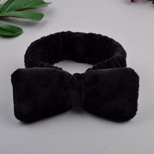Wash Face Bow Hairbands For Women Girls