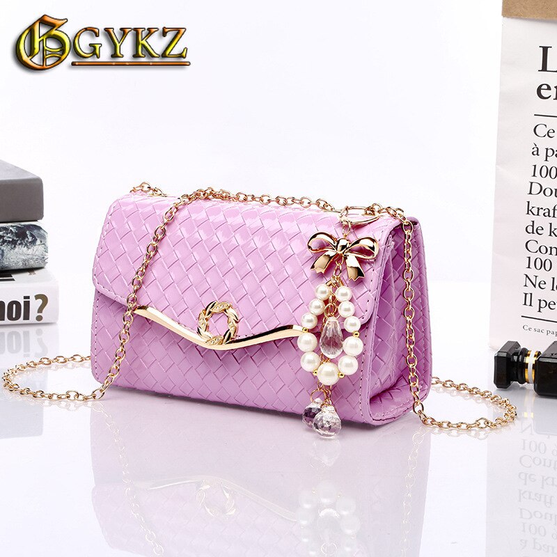 Gykz Satchel Handbag for Women Small Shoulder and Crossbody Chain Bag Luxury Designer Flap 2020 New Pu Korean High Quality Cheap