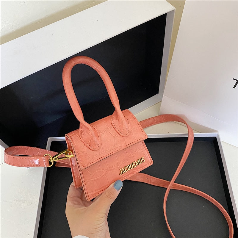 Jacquemus Mini Purses and Handbags for Women 2020 Crossbody Bag Famous Brand Totes Luxury Designer Hand Bags crocodile pattern