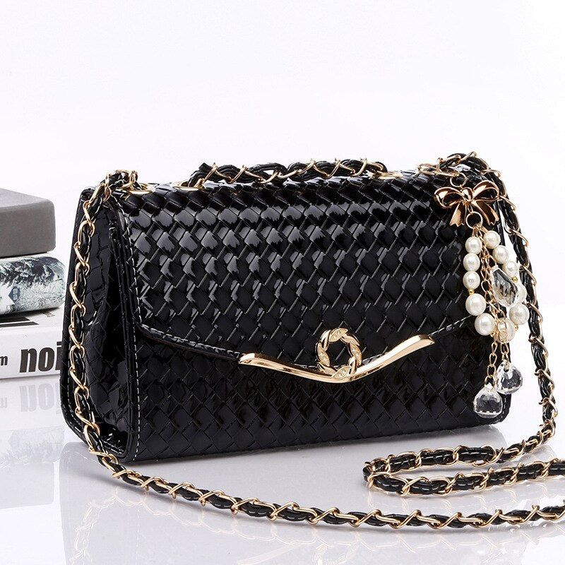 Gykz Satchel Handbag for Women Small Shoulder and Crossbody Chain Bag Luxury Designer Flap 2020 New Pu Korean High Quality Cheap